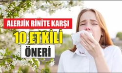 ALERJİK RİNİTE KARŞI 10 ETKİLİ ÖNERİ