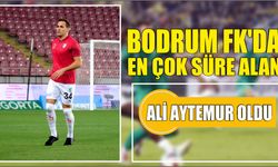 Bodrum FK'da en çok süre alan Ali Aytemur oldu