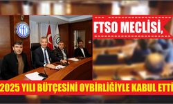 FTSO Meclisi, 2025 yılı bütçesini oybirliğiyle kabul etti