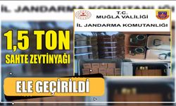 1,5 ton sahte zeytinyağı ele geçirildi