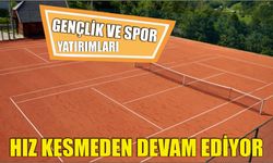 GENÇLİK VE SPOR YATIRIMLARI HIZ KESMEDEN DEVAM EDİYOR