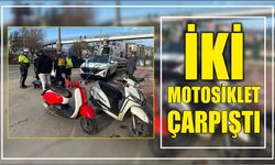 İki Motosiklet Çarpıştı