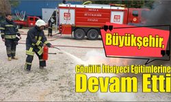 Büyükşehir, Gönüllü İtfaiyeci Eğitimlerine Devam Etti