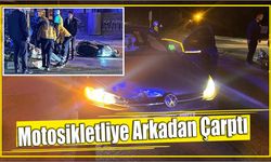 Motosikletliye Arkadan Çarptı