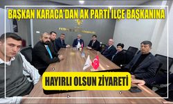 Başkan Karaca'dan AK Parti İlçe Başkanına Hayırlı Olsun Ziyareti