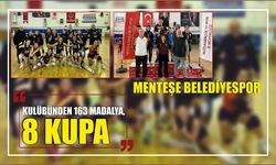 Menteşe Belediyespor Kulübünden 163 madalya, 8 Kupa