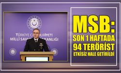 MSB: Son 1 haftada 94 terörist etkisiz hale getirildi