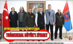 Büyükşehir Gazeteciler Cemiyeti’nden, Tuğgeneral Büyük’e ziyaret