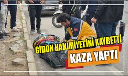 Gidon hakimiyetini kaybetti kaza yaptı