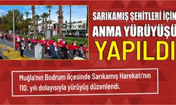 Sarıkamış şehitleri için anma yürüyüşü yapıldı