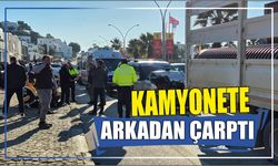 Kamyonete Arkadan Çarptı