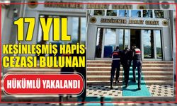 17 yıl kesinleşmiş hapis cezası bulunan hükümlü yakalandı