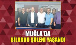 Muğla’da bilardo şöleni yaşandı