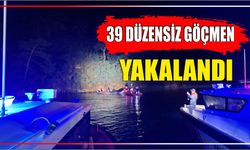 39 düzensiz göçmen yakalandı