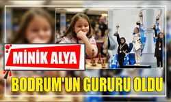 Minik Alya Bodrum’un Gururu Oldu