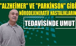 "Alzheimer" ve "Parkinson" gibi nörodejeneratif hastalıkların tedavisinde umut