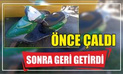 ÖNCE ÇALDI SONRA GERİ GETİRDİ