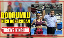 Bodrumlu Kick Boksçudan Türkiye ikinciliği