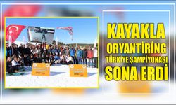 Kayakla Oryantiring Türkiye Şampiyonası sona erdi