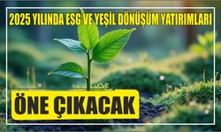 2025 Yılında ESG ve Yeşil Dönüşüm Yatırımları Öne Çıkacak