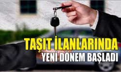 Taşıt ilanlarında yeni dönem başladı