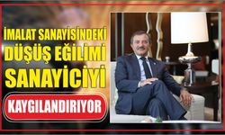 İMALAT SANAYİSİNDEKİ DÜŞÜŞ EĞİLİMİ SANAYİCİYİ KAYGILANDIRIYOR