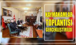 Kaymakamlar toplantısı gerçekleştirildi