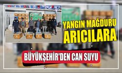 Yangın Mağduru Arıcılara Büyükşehir’den Can Suyu