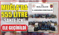 Muğla'da 555 litre 'sahte içki' ele geçirildi