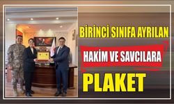 Birinci sınıfa ayrılan hakim ve savcılara plaket