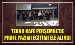 Tekno Kafe Perşembe'de Proje Yazımı Eğitimi Ele Alındı