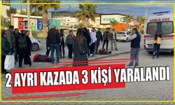 2 Ayrı Kazada 3 Kişi Yaralandı