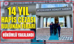 14 yıl hapis cezası bulunan firari hükümlü yakalandı