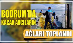 Bodrum’da kaçak avcıların ağları toplandı