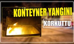 Konteyner Yangını korkuttu