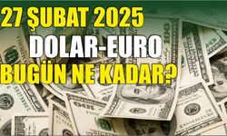 27 ŞUBAT 2025 DOLAR-EURO BUGÜN NE KADAR?