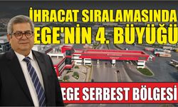 İHRACAT SIRALAMASINDA EGE’NİN 4. BÜYÜĞÜ EGE SERBEST BÖLGESİ