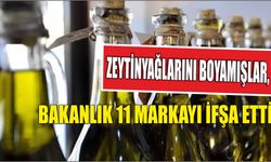 Zeytinyağlarını boyamışlar, Bakanlık 11 markayı ifşa etti