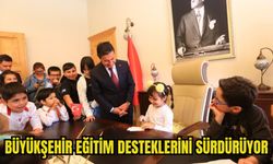 Büyükşehir Eğitim Desteklerini Sürdürüyor