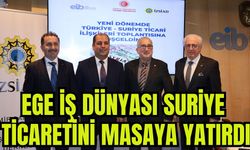 Ege İş Dünyası Suriye Ticaretini Masaya Yatırdı