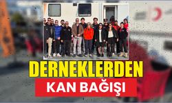 Derneklerden  Kan Bağışı