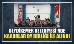 Seydikemer Belediyesi'nde kararlar oy birliği ile alındı