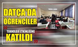 Datça'da öğrenciler teknoloji etkinliğine katıldı