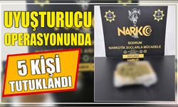 Uyuşturucu operasyonunda 5 kişi tutuklandı