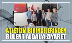 Atletizm birincilerinden Bülent Aldal'a ziyaret