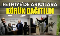 Fethiye'de arıcılara körük dağıtıldı