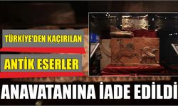 Türkiye'den kaçırılan antik eserler anavatanına iade edildi