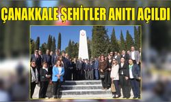 Çanakkale Şehitler Anıtı açıldı