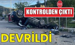 Kontrolden Çıktı Devrildi