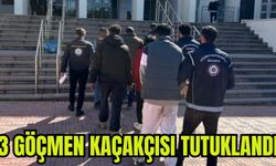 3 göçmen kaçakçısı tutuklandı